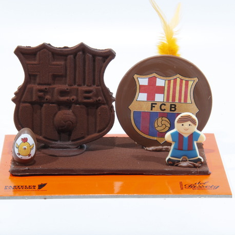 Big 24 mona chocolate. escuda fc barcelona bar a